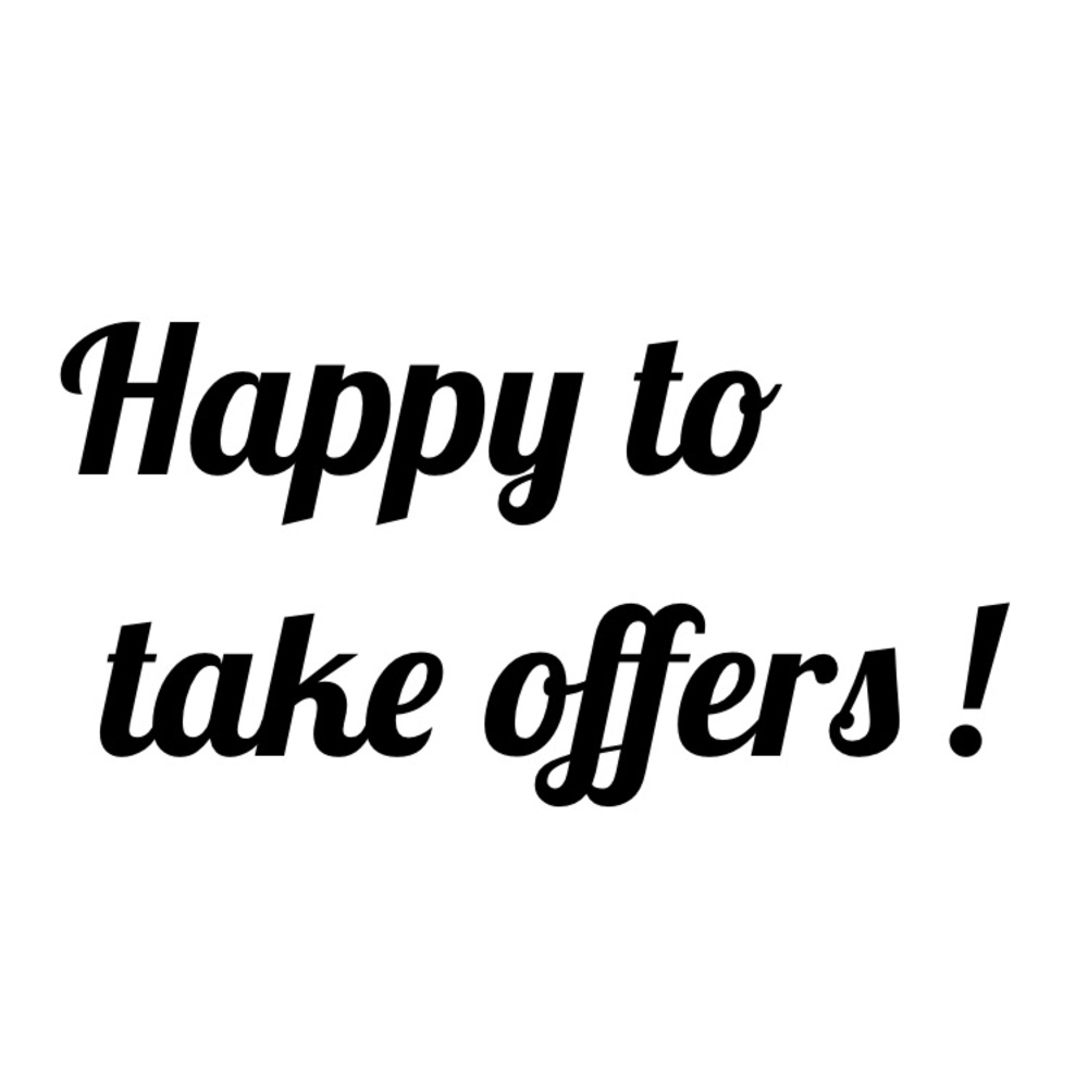 Send me an offer if you don't like the price!